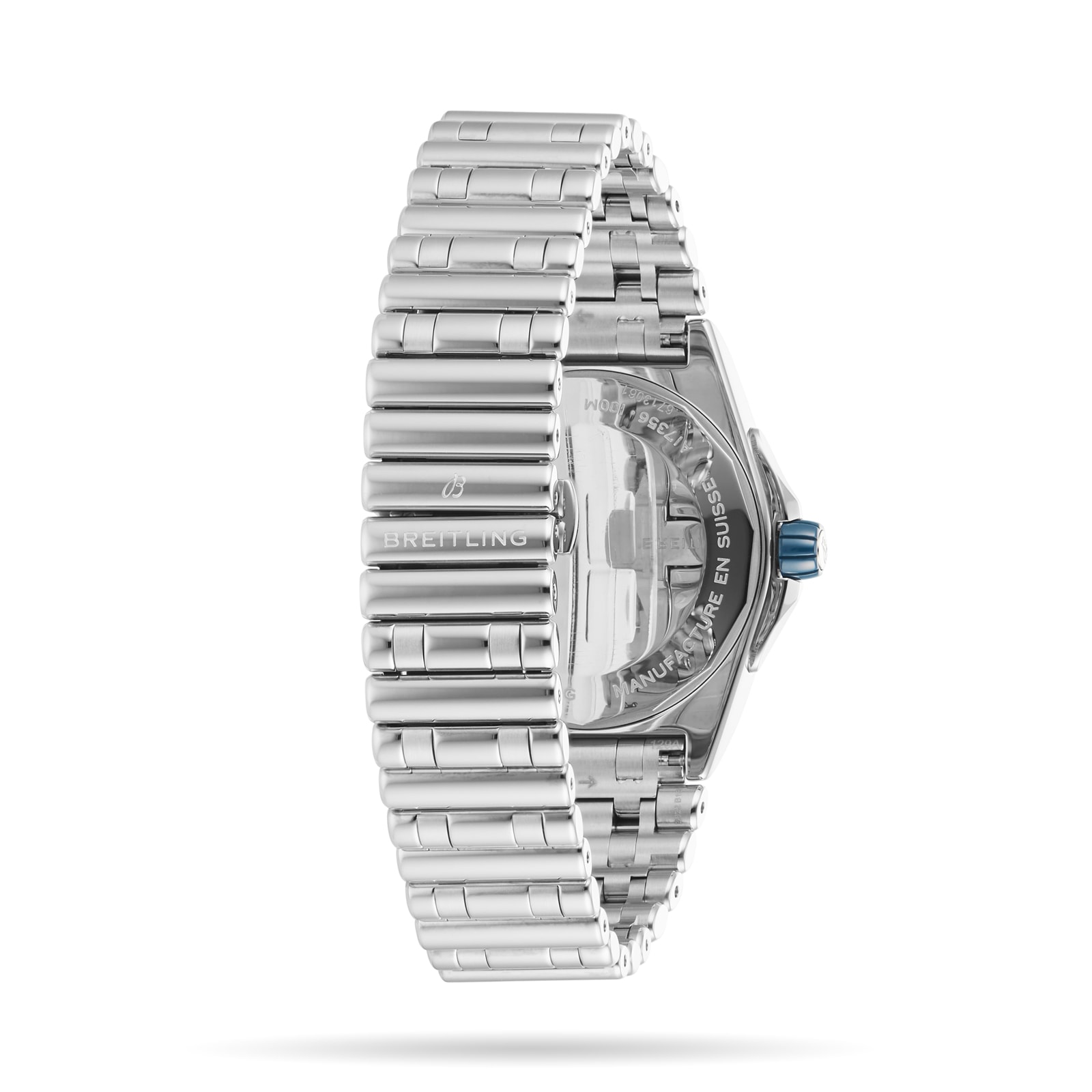 Breitling Super Chronomat Automatic 38 Blue Stainless Steel Bracelet Watch Breitling Super Chronomat Automatic 38 Blue Stainless Steel Bracelet Watch