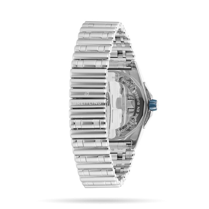 Breitling Super Chronomat Automatic 38 Blue Stainless Steel Bracelet Watch