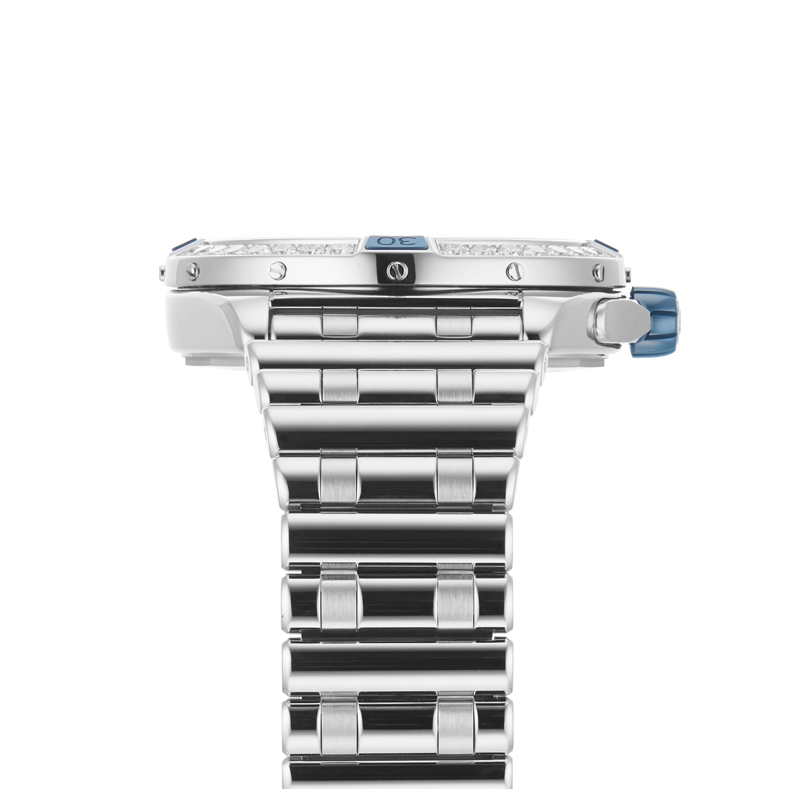Breitling Super Chronomat Automatic 38 Blue Stainless Steel Bracelet Watch Breitling Super Chronomat Automatic 38 Blue Stainless Steel Bracelet Watch