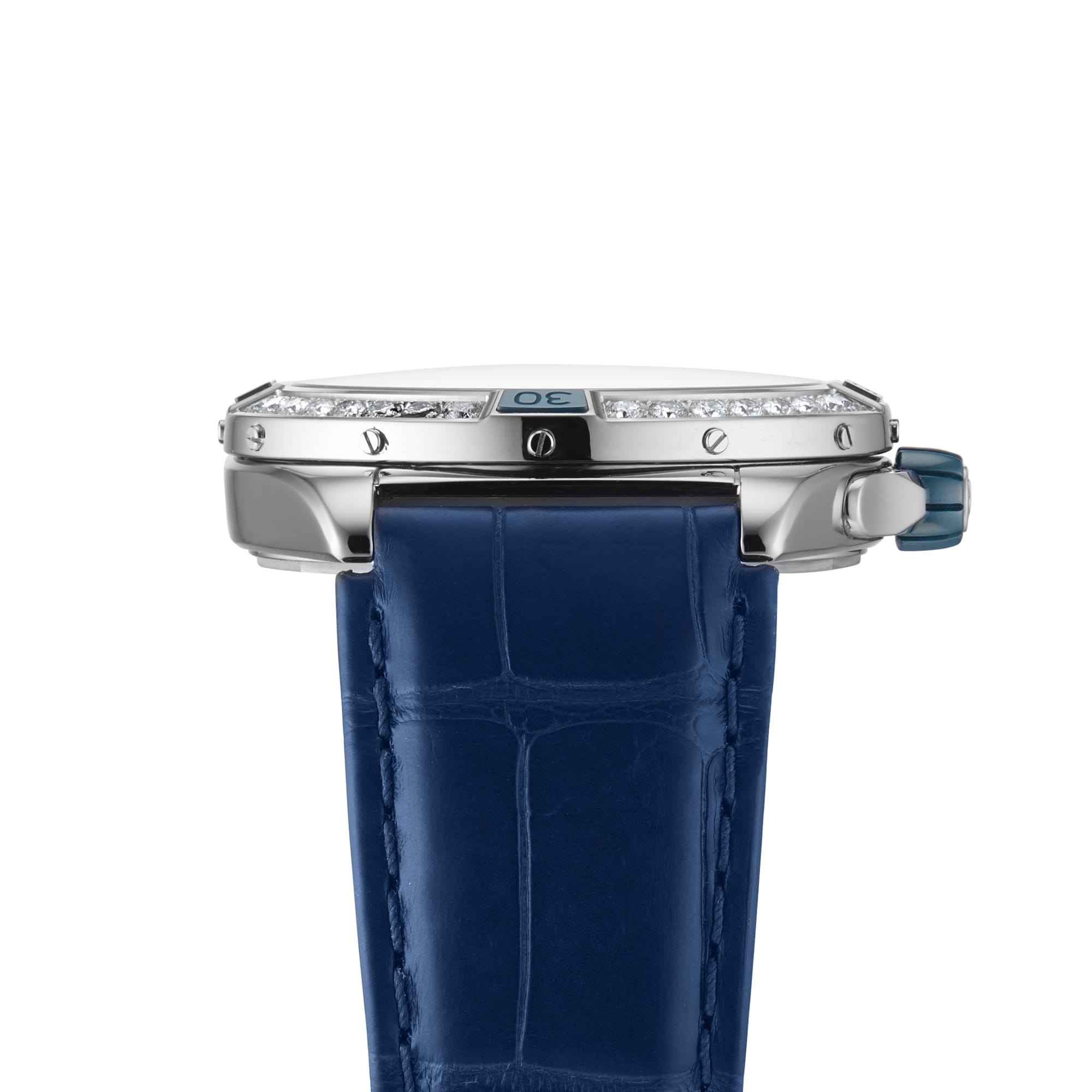 Breitling Super Chronomat Automatic 38 Blue Leather Strap Watch
