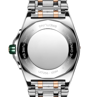 Breitling Super Chronomat Automatic 38 Green Stainless Steel & 18ct Rose Gold Watch Breitling Super Chronomat Automatic 38 Green Stainless Steel & 18ct Rose Gold Watch
