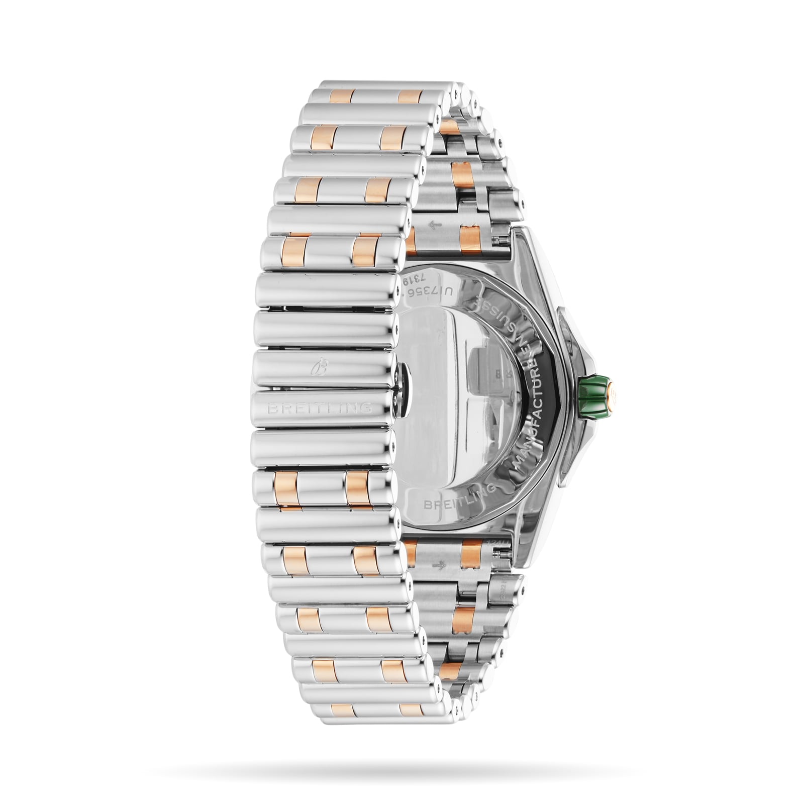 Breitling Super Chronomat Automatic 38 Green Stainless Steel & 18ct Rose Gold Watch Breitling Super Chronomat Automatic 38 Green Stainless Steel & 18ct Rose Gold Watch