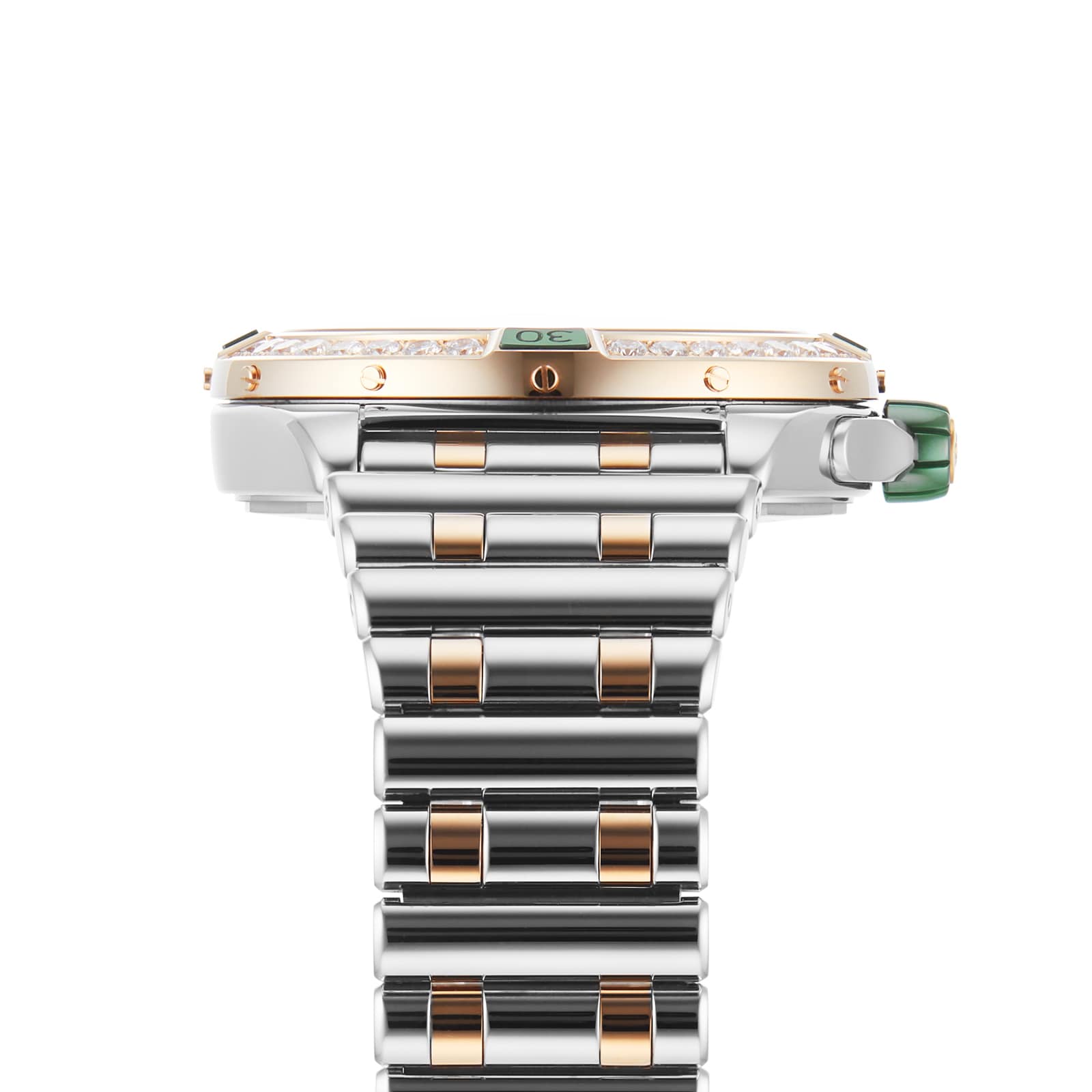 Breitling Super Chronomat Automatic 38 Green Stainless Steel & 18ct Rose Gold Watch