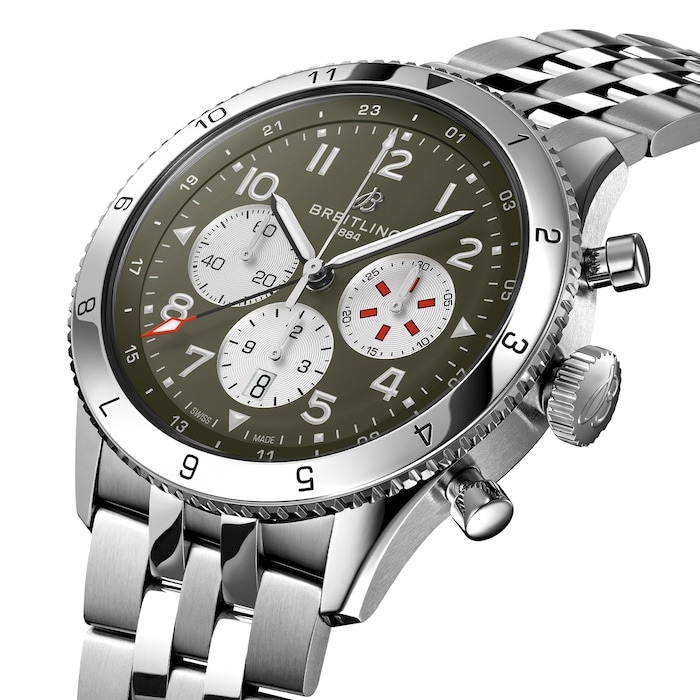 Breitling Super AVI B04 Chronograph GMT 46 Curtiss Warhawk Watch