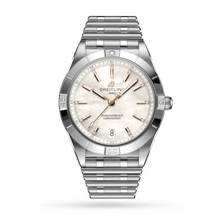 Breitling Chronomat Automatic 36 Stainless Steel Mother of Pearl Watch