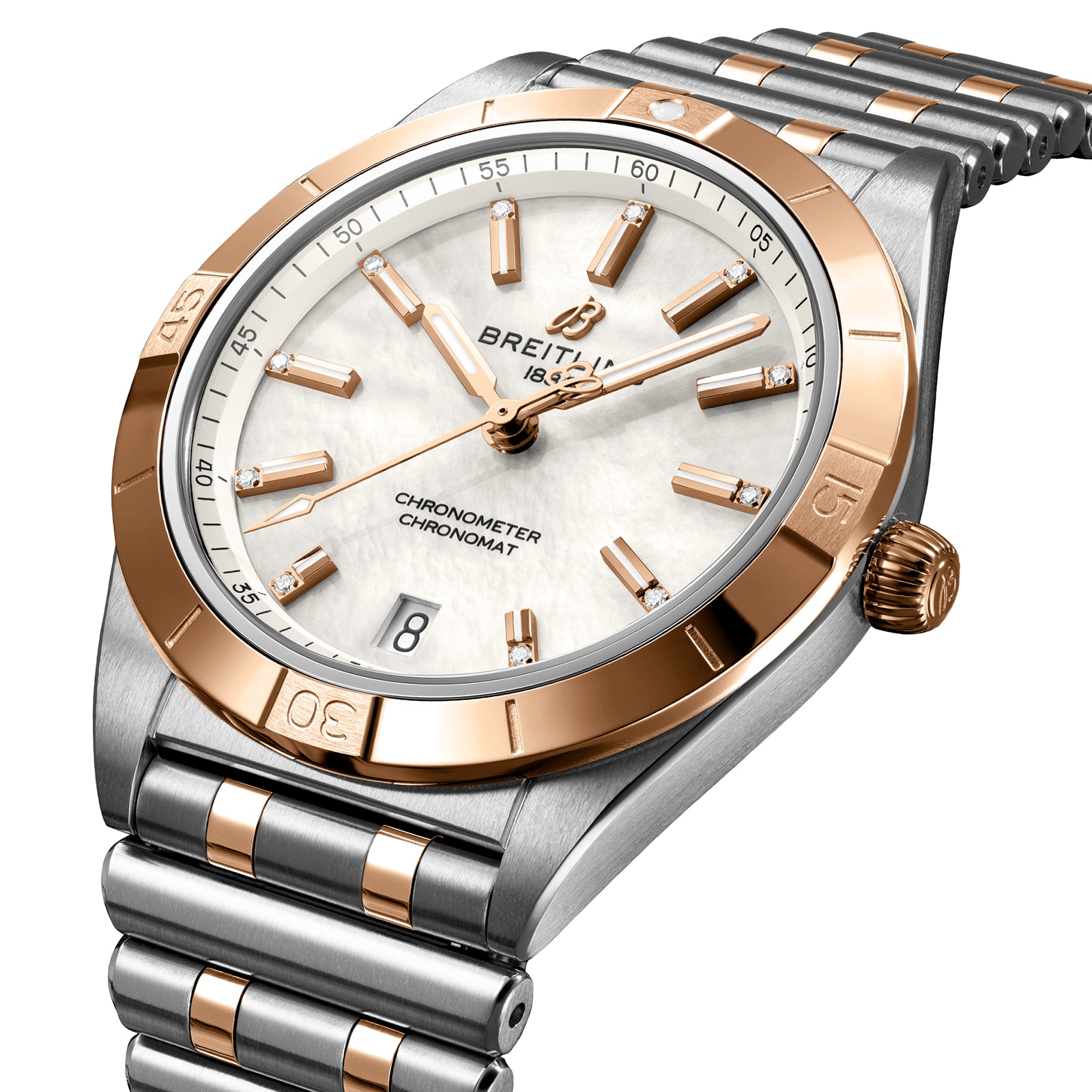 Breitling Chronomat Automatic 36 Stainless Steel & 18k Red Gold Watch Breitling Chronomat Automatic 36 Stainless Steel & 18k Red Gold Watch