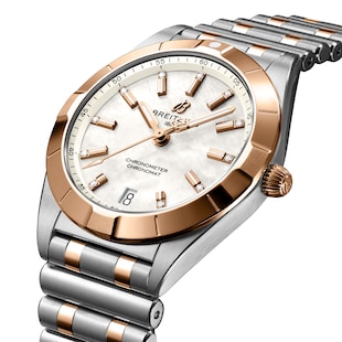 Breitling Chronomat 32 Stainless Steel & 18k Red Gold Watch