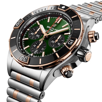 Breitling Super Chronomat B01 44 Stainless Steel & 18k Red Gold Watch Breitling Super Chronomat B01 44 Stainless Steel & 18k Red Gold Watch