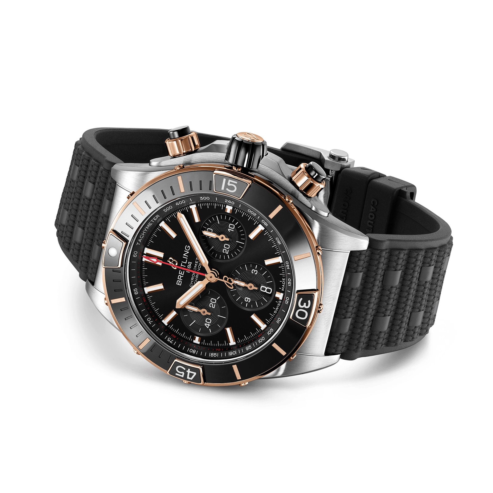 Breitling Super Chronomat B01 44 Stainless Steel & 18k Red Gold Watch