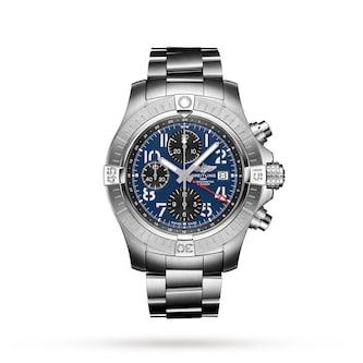 Breitling Avenger Chronograph GMT 45 Stainless Steel Watch