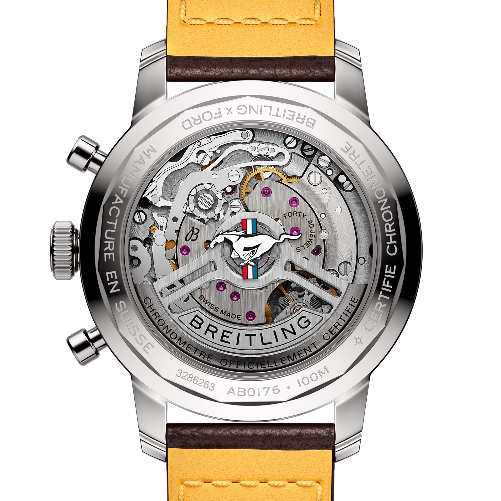 Breitling Top Time B01 Classic Cars Ford Mustang 41mm Mens Watch