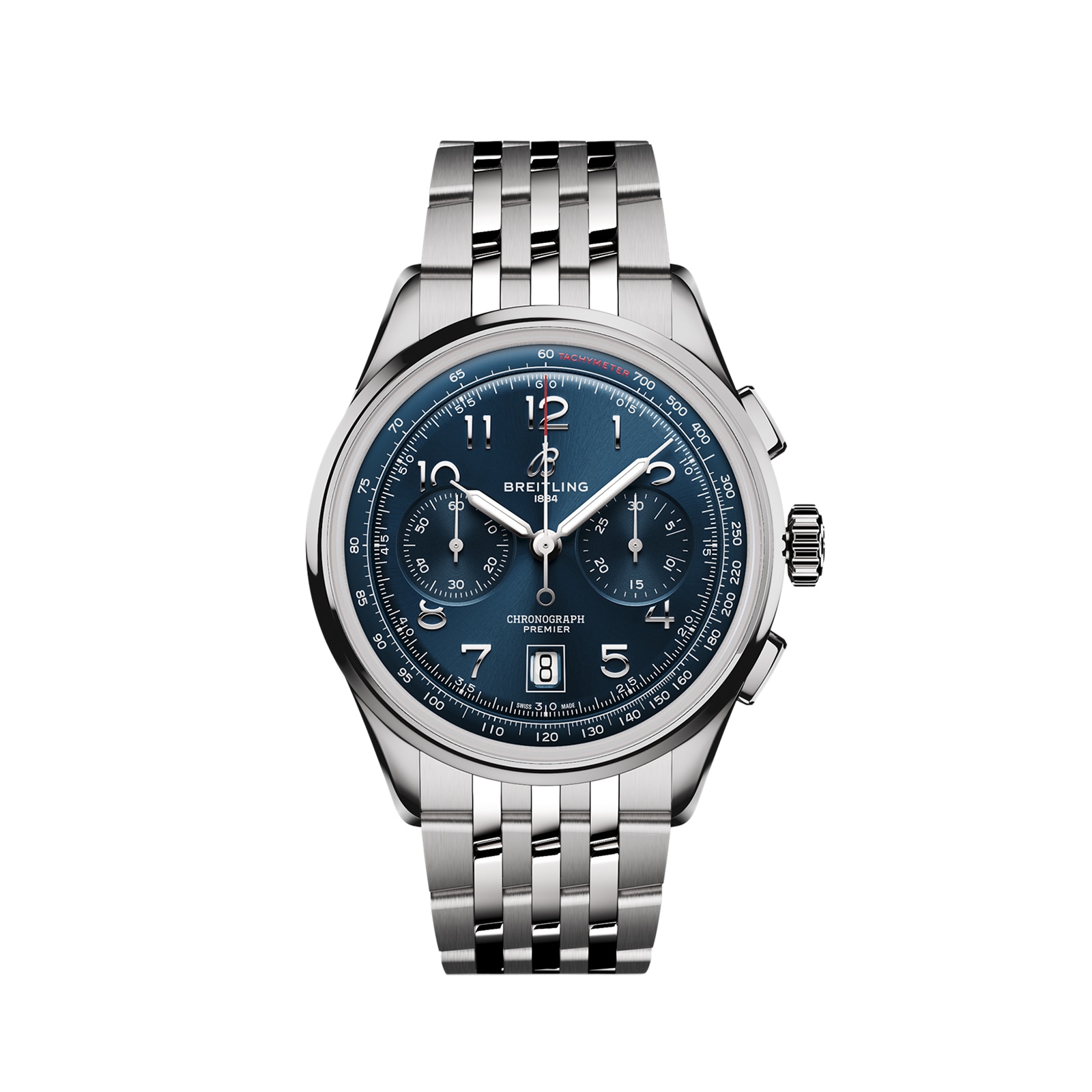 Breitling Premier B01 Chronograph 42mm Mens Watch Blue Stainless Steel Breitling Premier B01 Chronograph 42mm Mens Watch Blue Stainless Steel