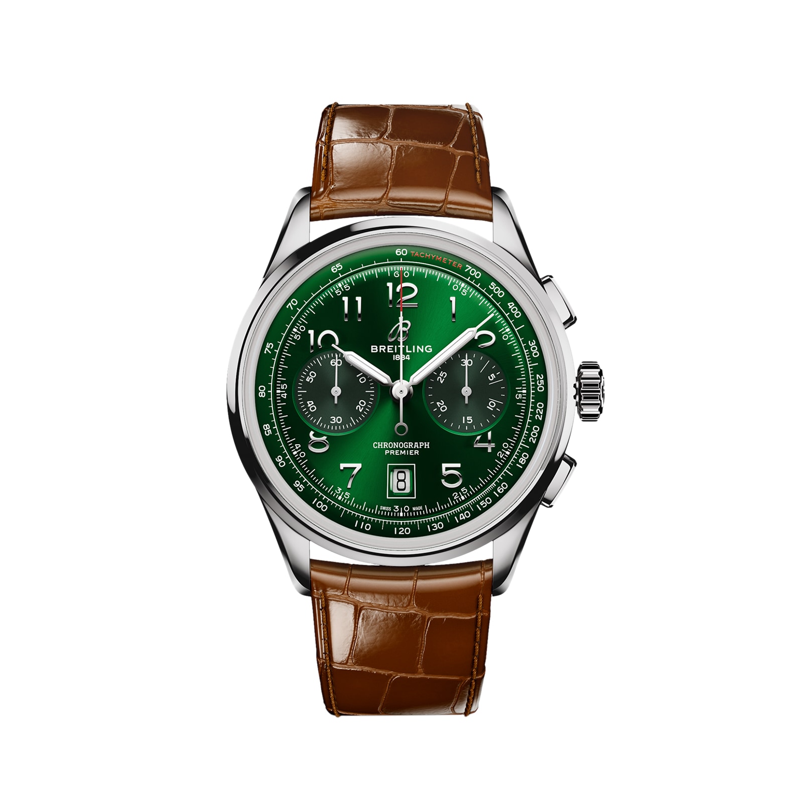 Breitling Premier B01 Chronograph 42mm Mens Watch Green