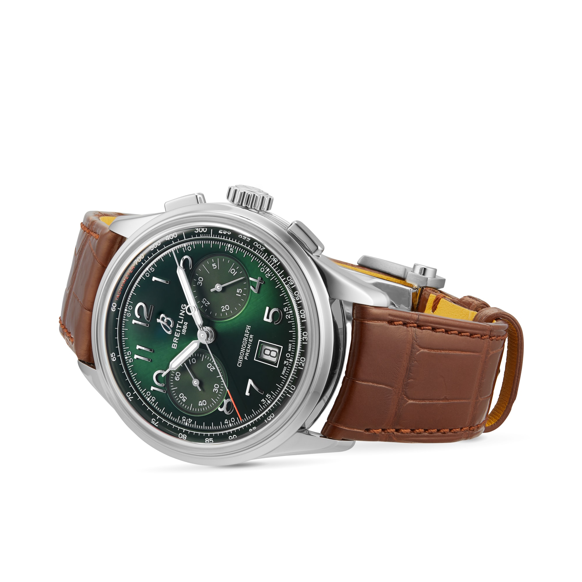 Breitling Premier B01 Chronograph 42mm Mens Watch Green Breitling Premier B01 Chronograph 42mm Mens Watch Green