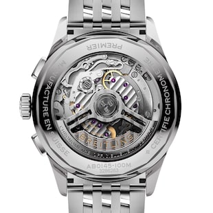 Breitling Premier B01 Chronograph 42mm Mens Watch Green Stainless Steel