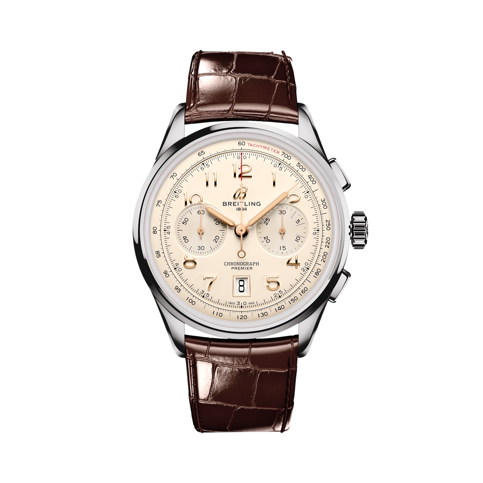 Breitling Premier B01 Chronograph 42mm Mens Watch Cream Breitling Premier B01 Chronograph 42mm Mens Watch Cream