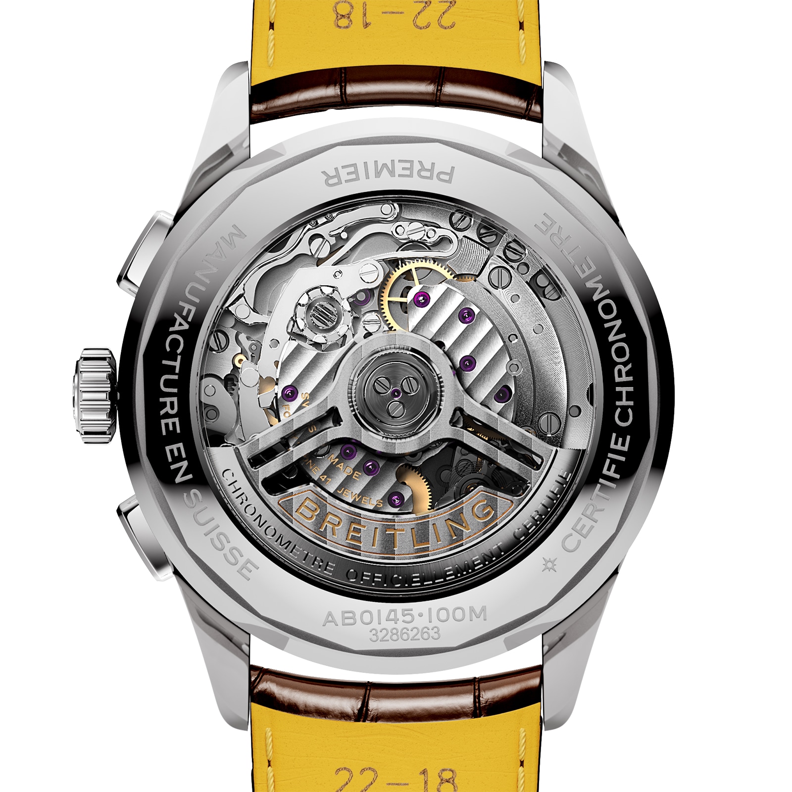 Breitling Premier B01 Chronograph 42mm Mens Watch Cream Breitling Premier B01 Chronograph 42mm Mens Watch Cream