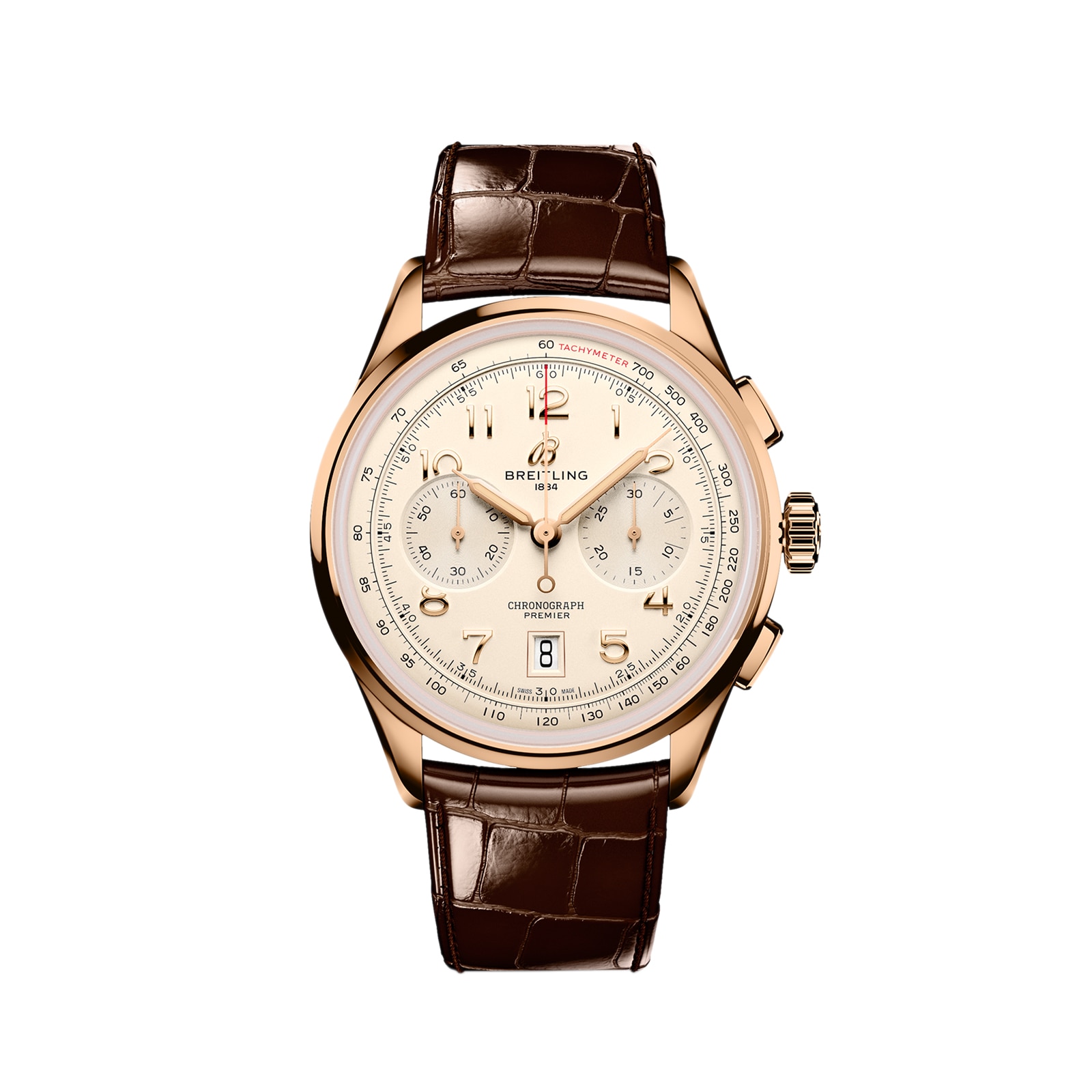 Breitling Premier B01 Chronograph 42mm Mens Watch Cream Breitling Premier B01 Chronograph 42mm Mens Watch Cream