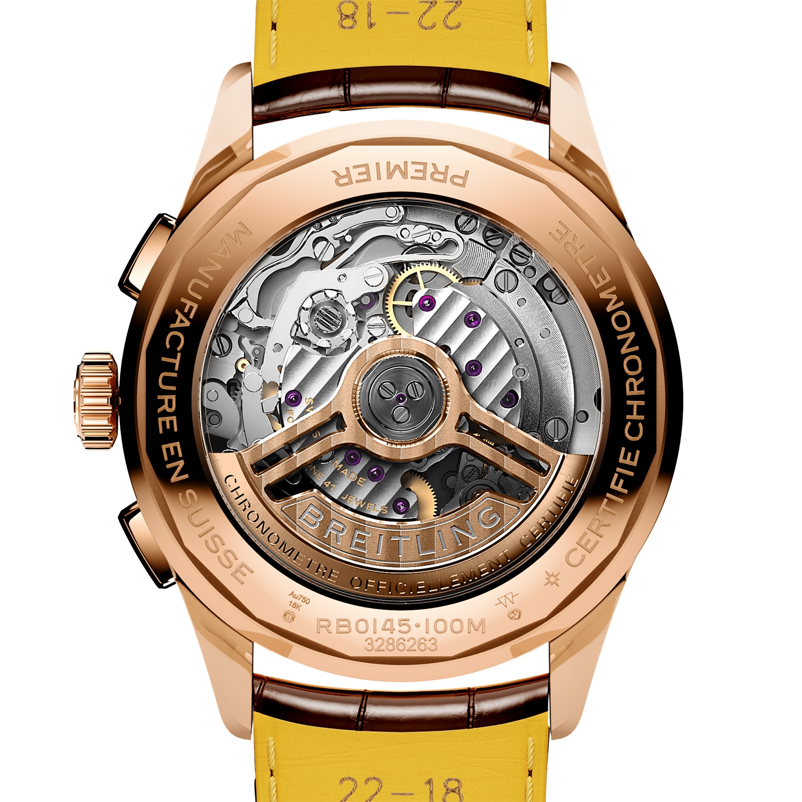 Breitling Premier B01 Chronograph 42mm Mens Watch Cream Breitling Premier B01 Chronograph 42mm Mens Watch Cream