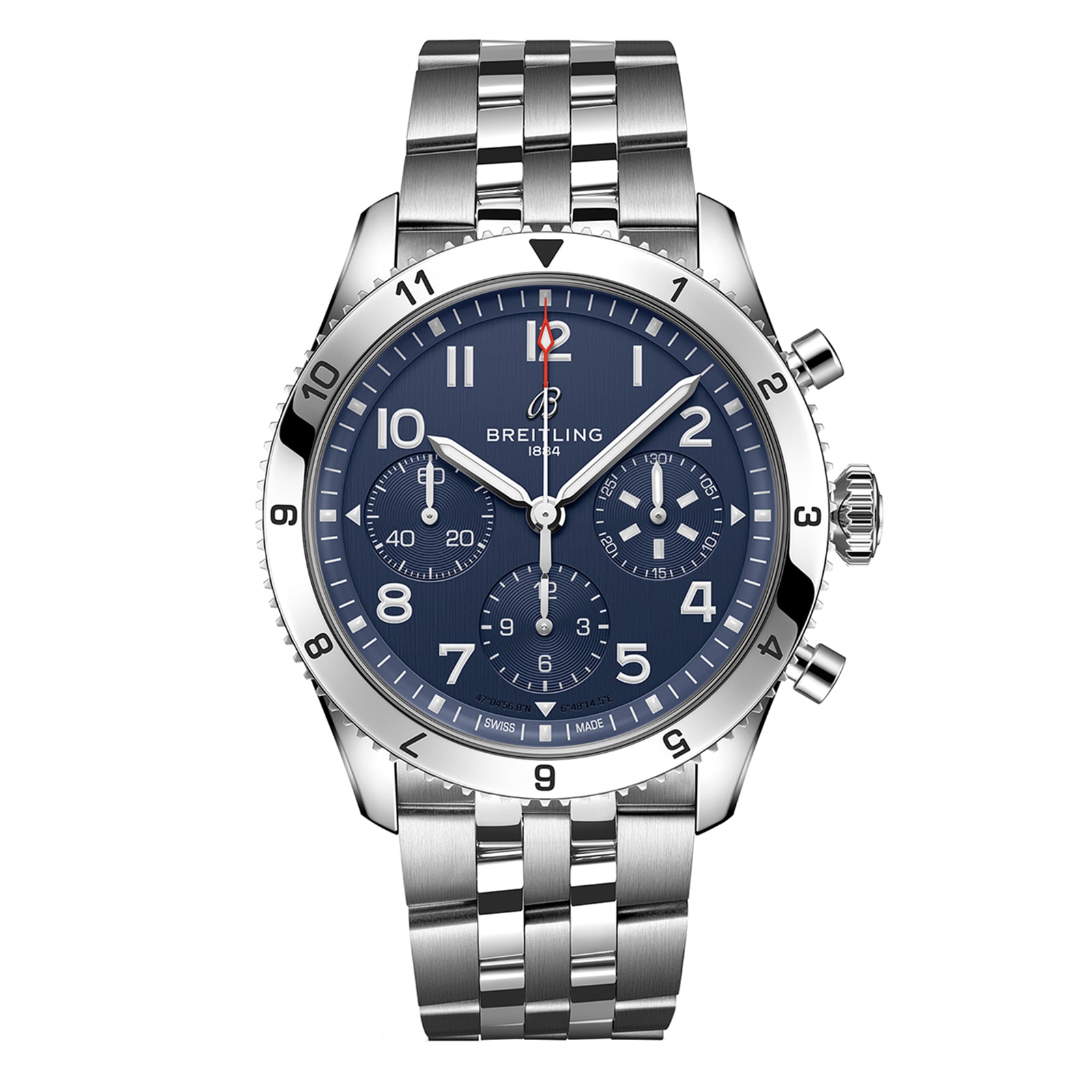 Classic AVI Chronograph 42 Tribute to Vought F4U Corsair Stainless Steel Watch