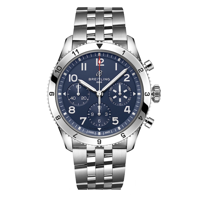 Breitling Classic AVI Chronograph 42 Tribute to Vought F4U Corsair Stainless Steel Watch