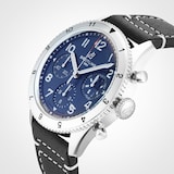 Breitling Classic AVI Chronograph 42 Tribute to Vought F4U Corsair Leather Strap Watch
