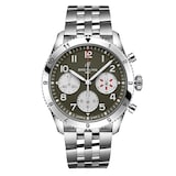 Breitling Classic AVI Chronograph 42 Curtiss P-40 Warhawk Stainless Steel Watch