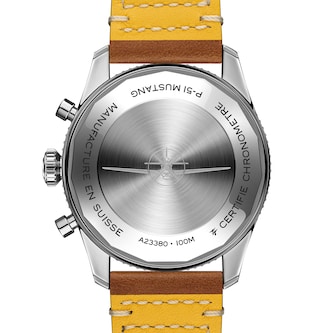 Breitling Classic AVI Chronograph 42 P-51 Mustang Leather Strap Watch Breitling Classic AVI Chronograph 42 P-51 Mustang Leather Strap Watch