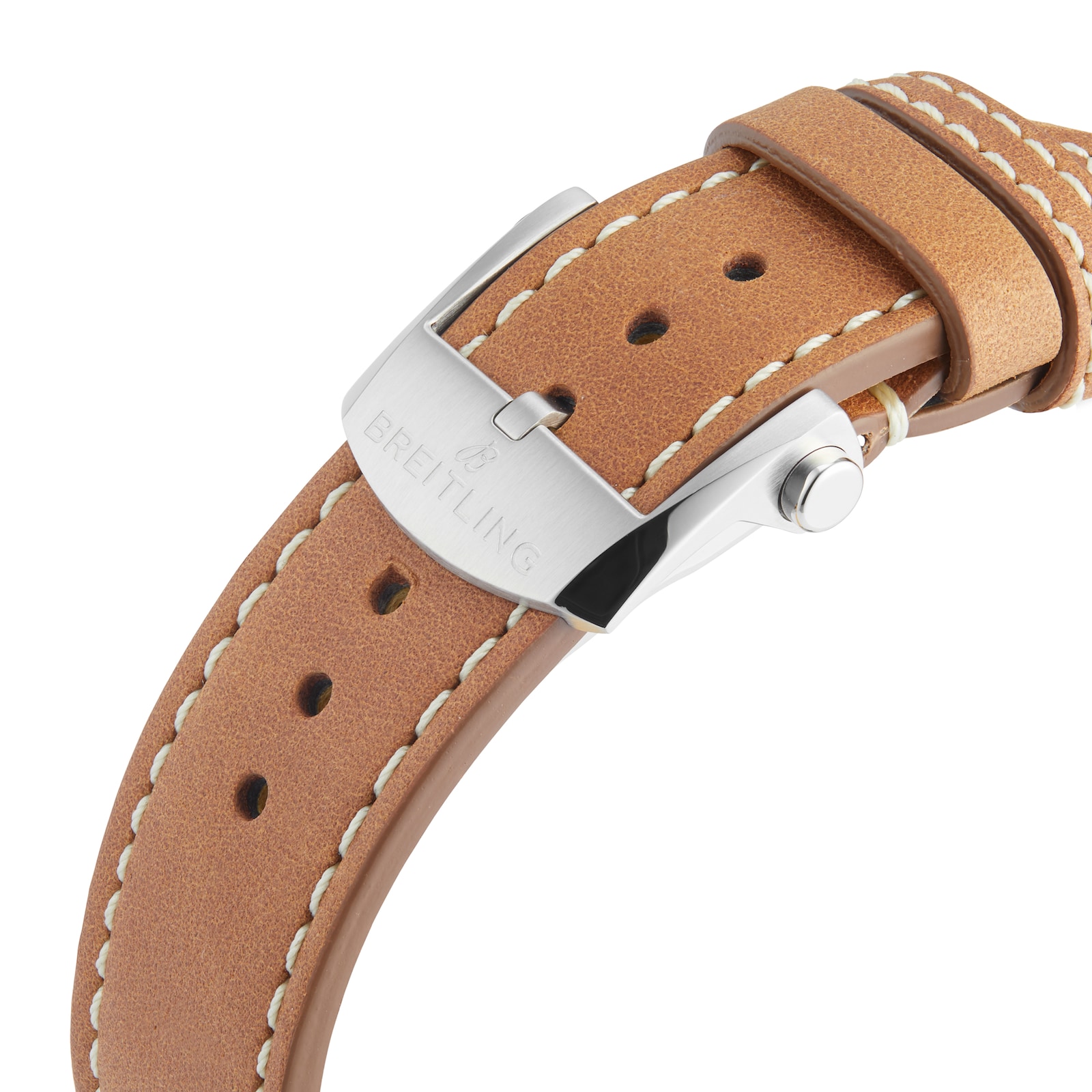 Breitling Classic AVI Chronograph 42 P-51 Mustang Leather Strap Watch