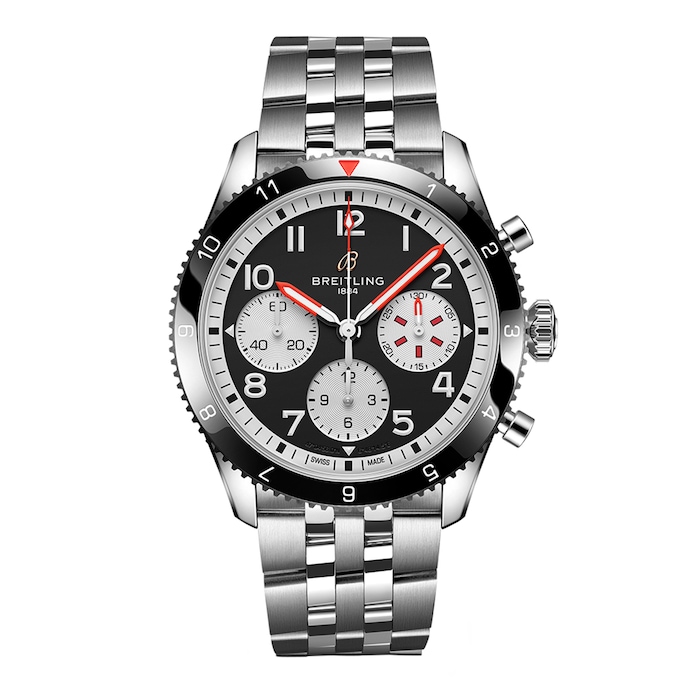 Breitling Classic AVI Chronograph 42 Mosquito Stainless Steel Watch