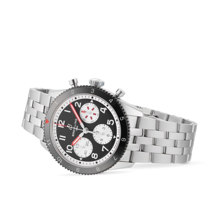 Breitling Classic AVI Chronograph 42 Mosquito Stainless Steel Watch