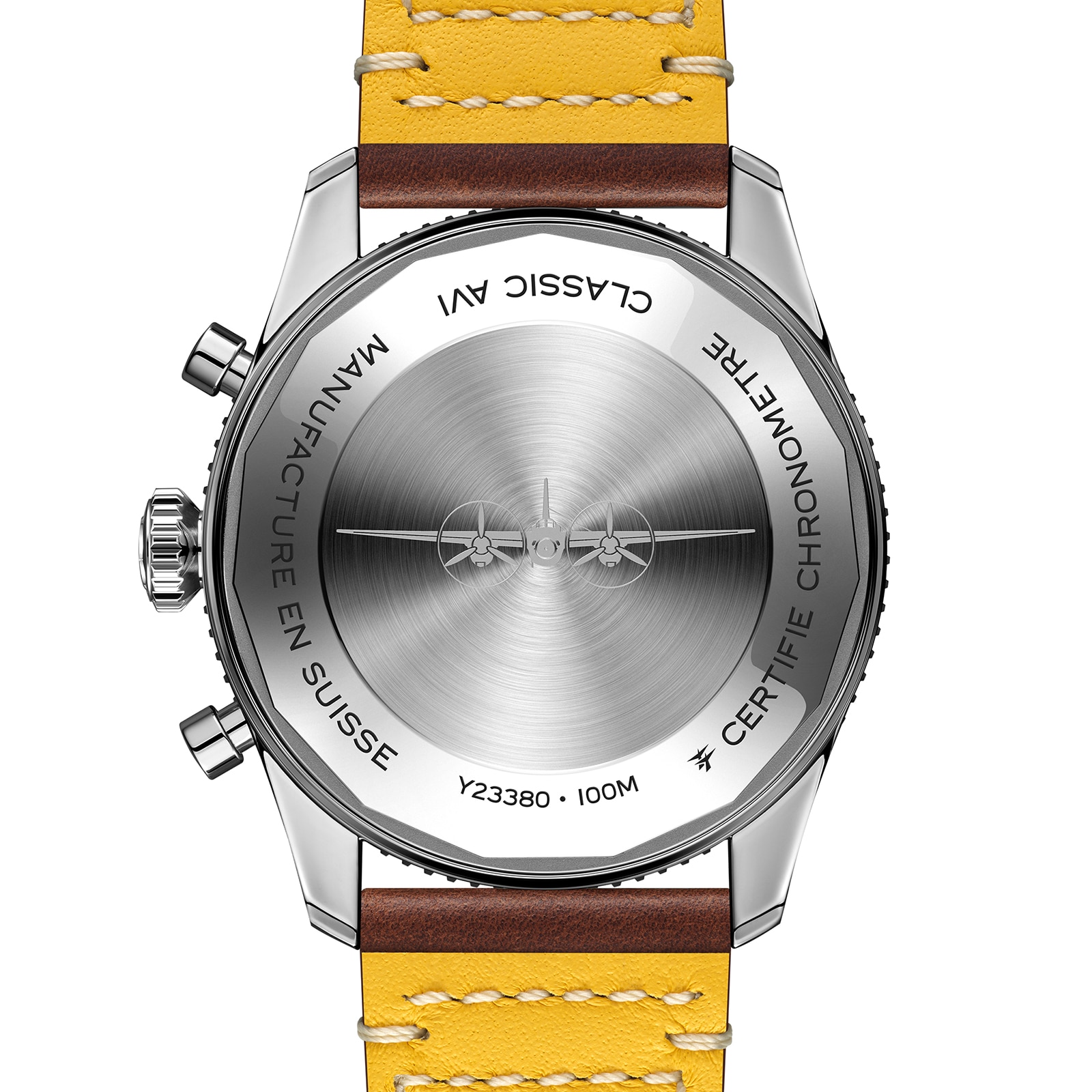 Breitling Classic AVI Chronograph 42 Mosquito Leather Strap Watch Breitling Classic AVI Chronograph 42 Mosquito Leather Strap Watch