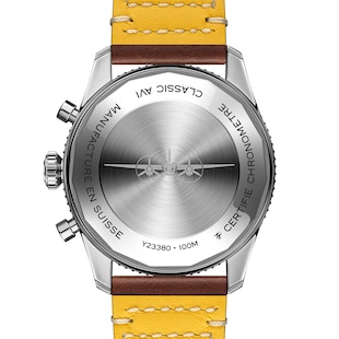 Breitling Classic AVI Chronograph 42 Mosquito Leather Strap Watch
