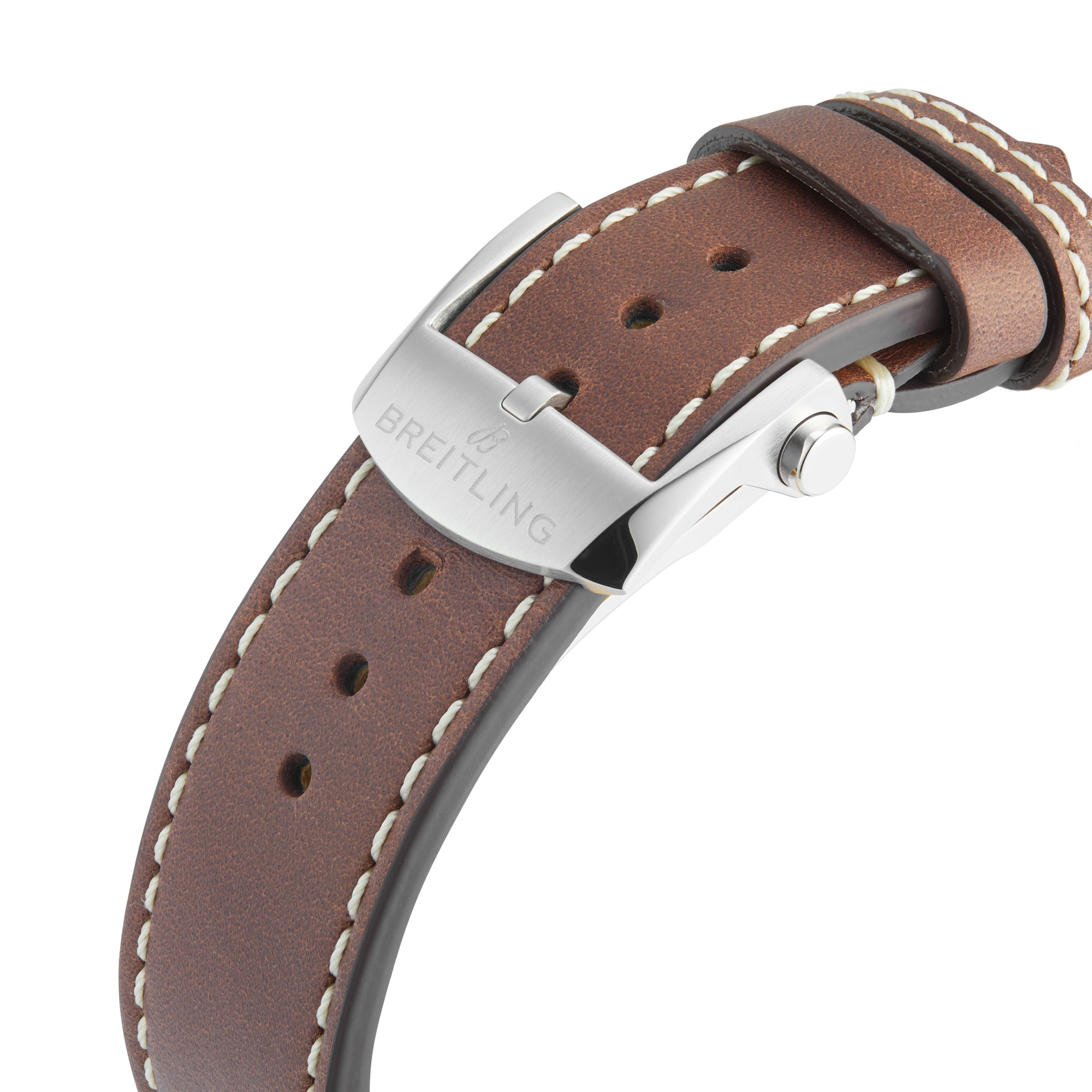 Breitling Classic AVI Chronograph 42 Mosquito Leather Strap Watch Breitling Classic AVI Chronograph 42 Mosquito Leather Strap Watch
