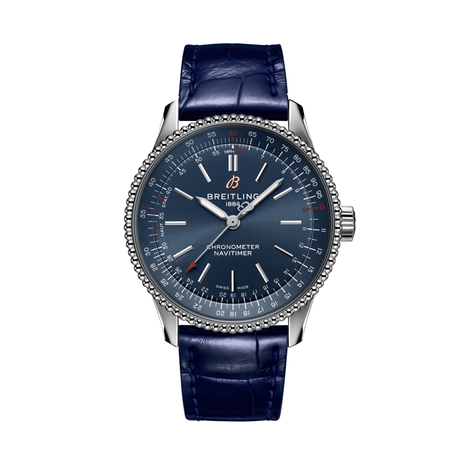 Breitling Navitimer 35mm Mens Watch Blue Breitling Navitimer 35mm Mens Watch Blue