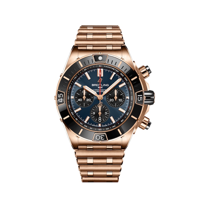 Breitling Super Chronomat B01 44 18k Red Gold Watch