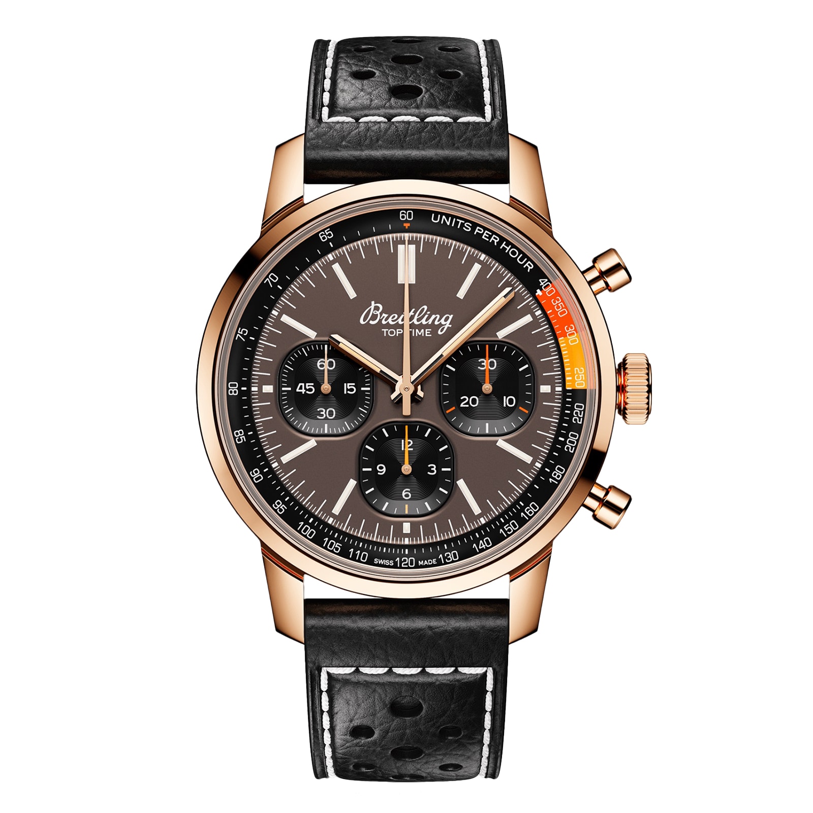 Breitling Top Time B01 41mm Mens Watch Brown