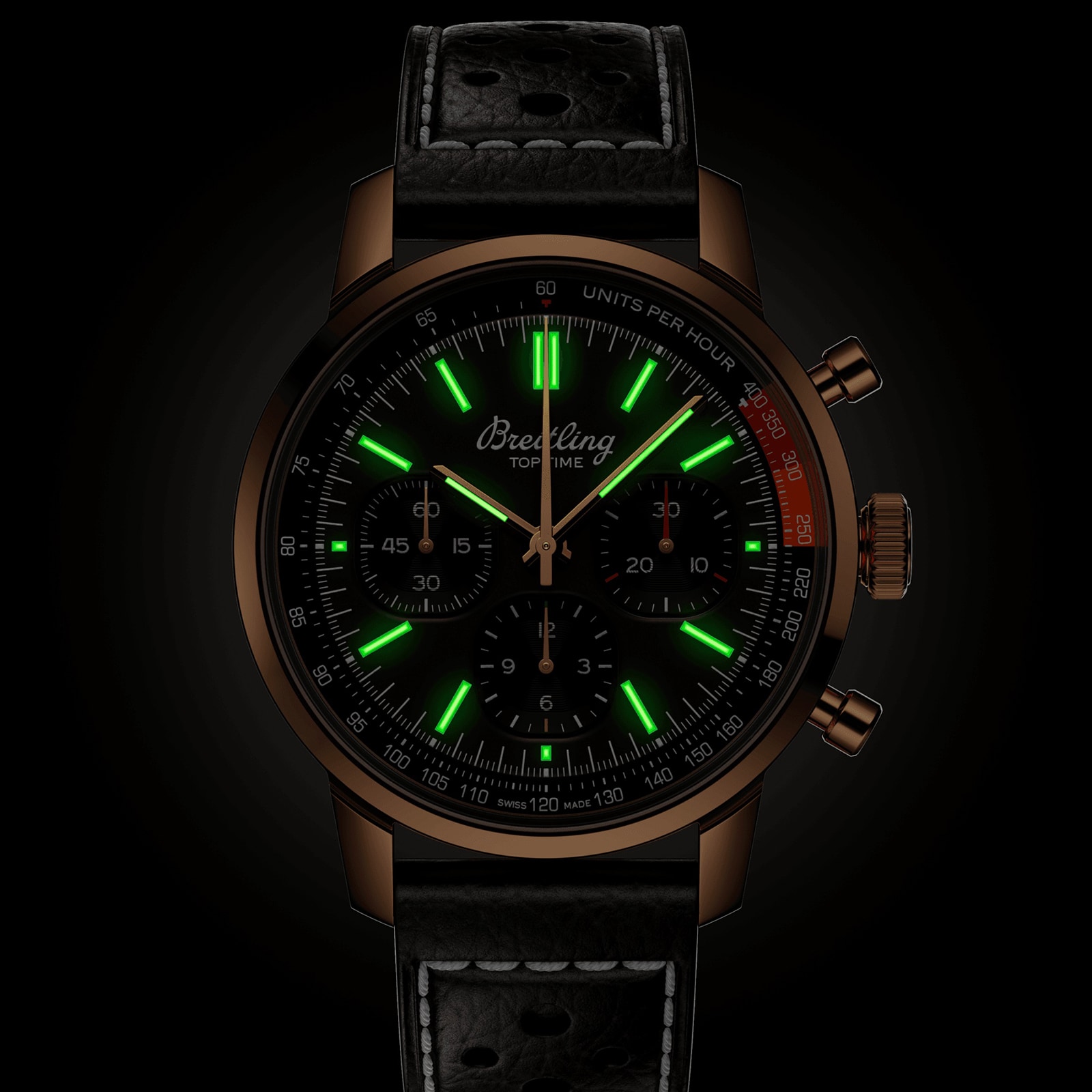 Breitling Top Time B01 41mm Mens Watch Brown