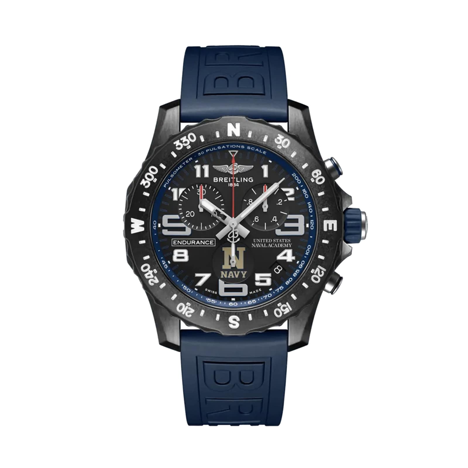 Breitling Endurance Pro United States Naval Academy 44mm Mens Watch Black