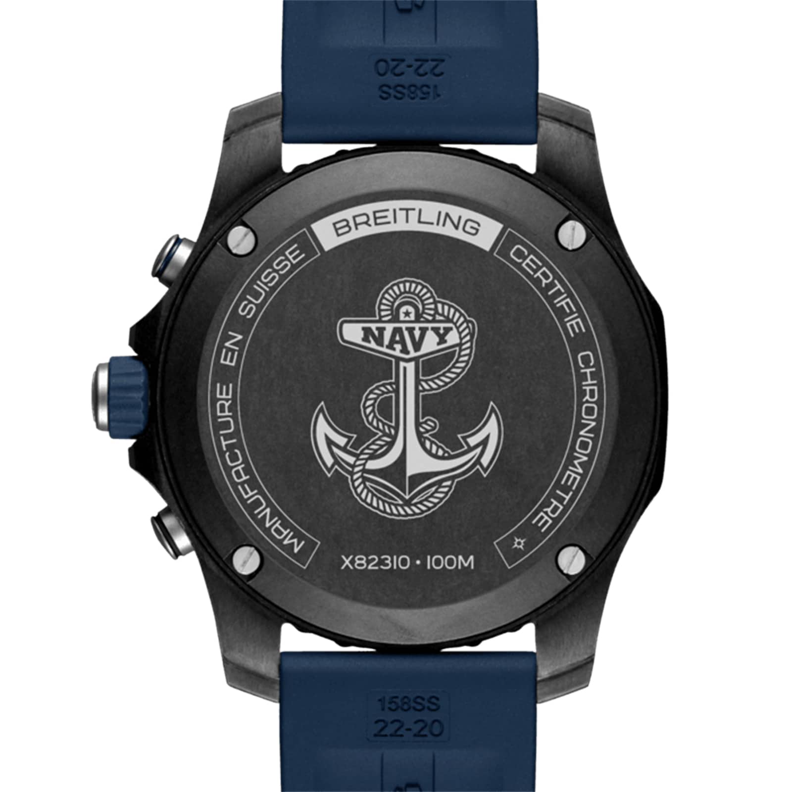 Breitling Endurance Pro United States Naval Academy 44mm Mens Watch Black