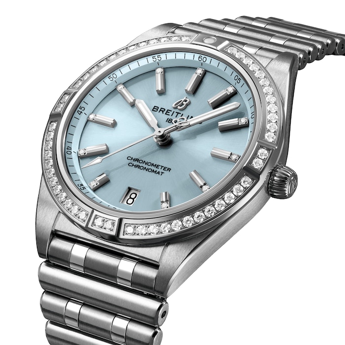 Breitling Chronomat Automatic 36mm Ladies Watch Blue