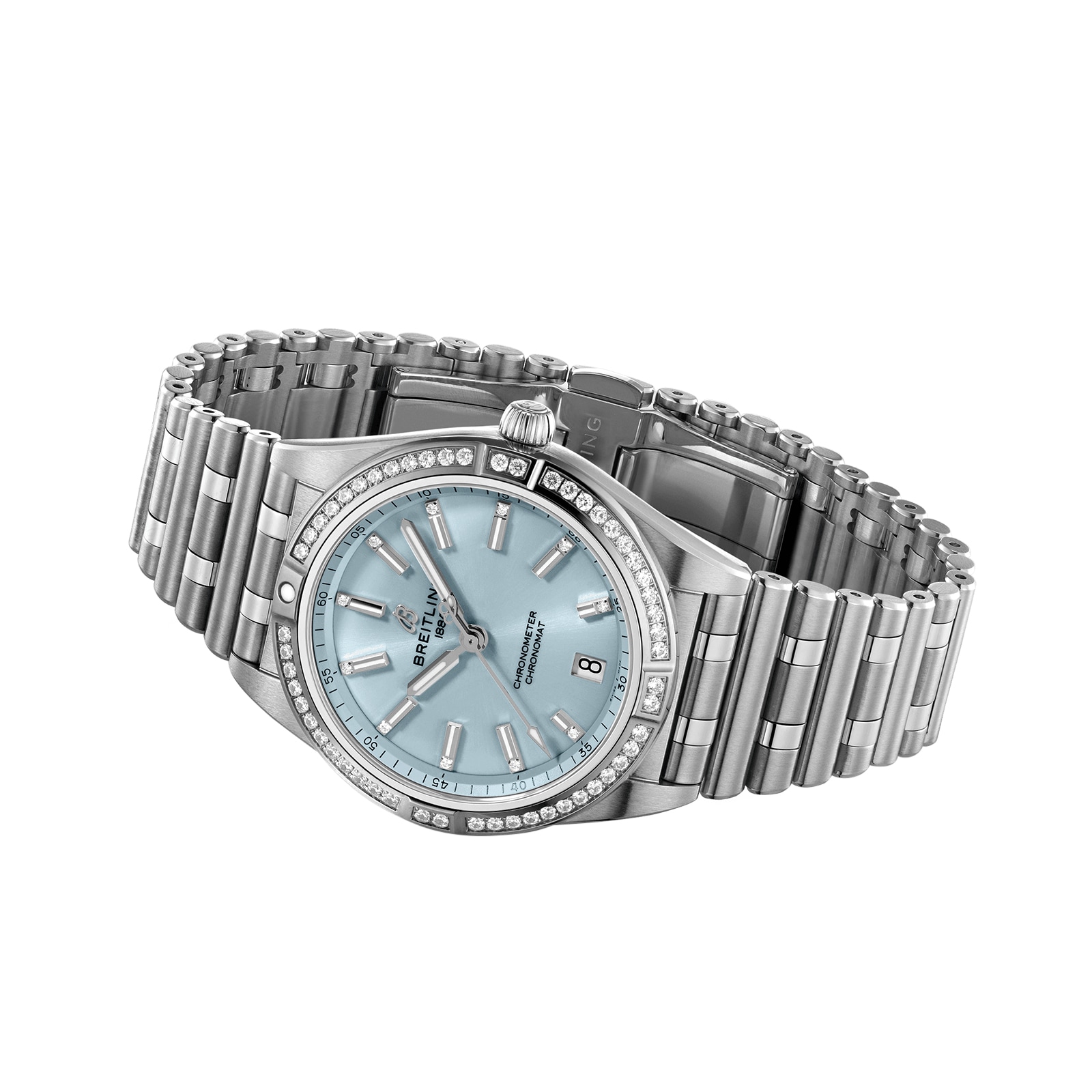 Breitling Chronomat Automatic 36mm Ladies Watch Blue