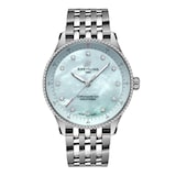 Breitling Navitimer 32mm Ladies Watch Blue Mother Of Pearl