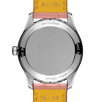 Breitling Navitimer 32mm Ladies Watch Pink Mother Of Pearl Alligator Breitling Navitimer 32mm Ladies Watch Pink Mother Of Pearl Alligator