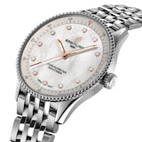 Breitling Navitimer 32mm Ladies Watch White Mother Of Pearl