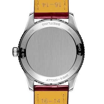 Breitling Navitimer 32mm Ladies Watch White Mother Of Pearl Alligator Breitling Navitimer 32mm Ladies Watch White Mother Of Pearl Alligator