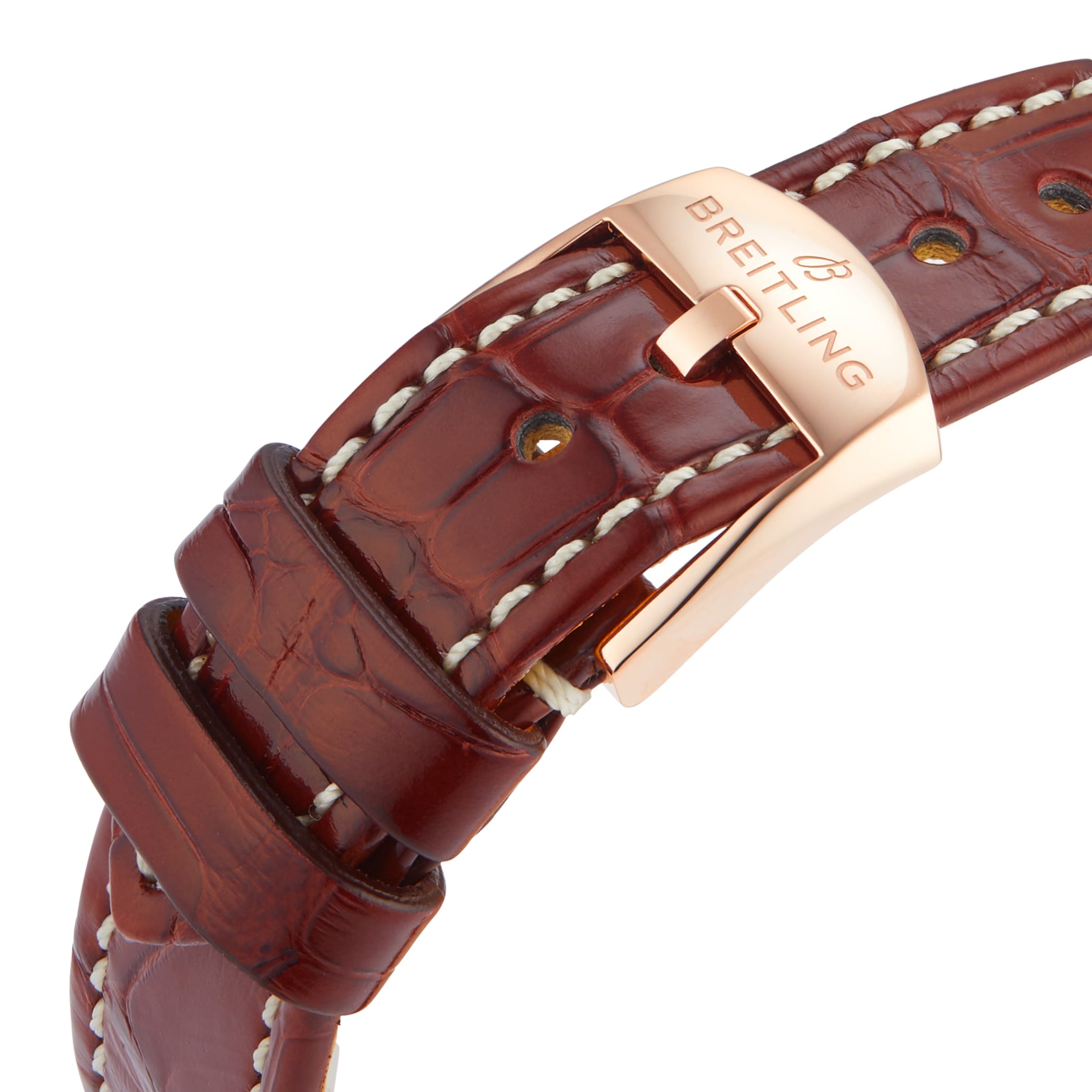 Breitling Navitimer 32mm Ladies Watch White Mother Of Pearl Alligator 18k Red Gold Breitling Navitimer 32mm Ladies Watch White Mother Of Pearl Alligator 18k Red Gold