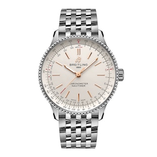 Breitling Navitimer 36mm Ladies Watch Silver