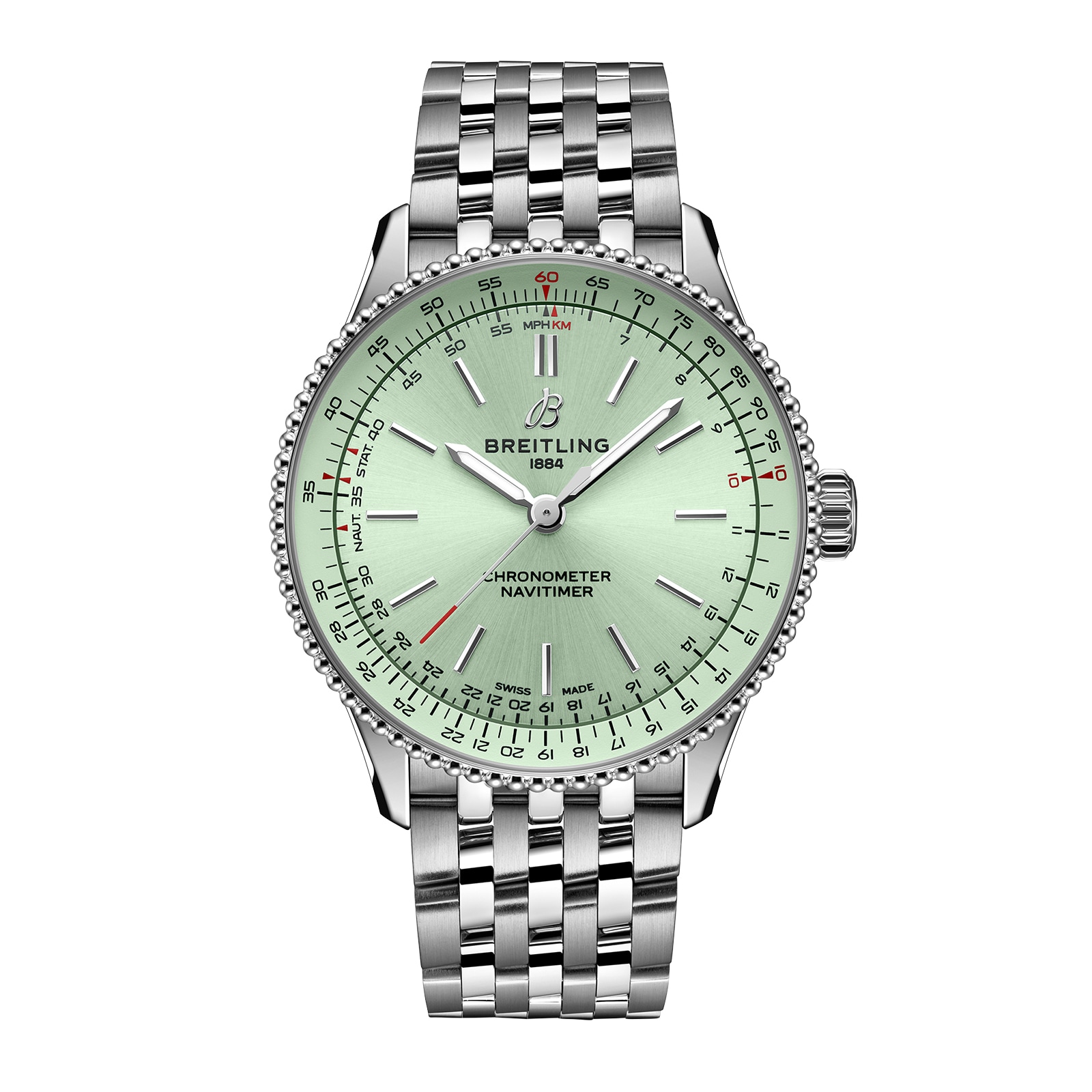 Breitling Navitimer 36mm Ladies Watch Green