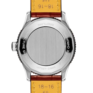 Breitling Navitimer 36mm Ladies Watch White Mother Of Pearl Alligator